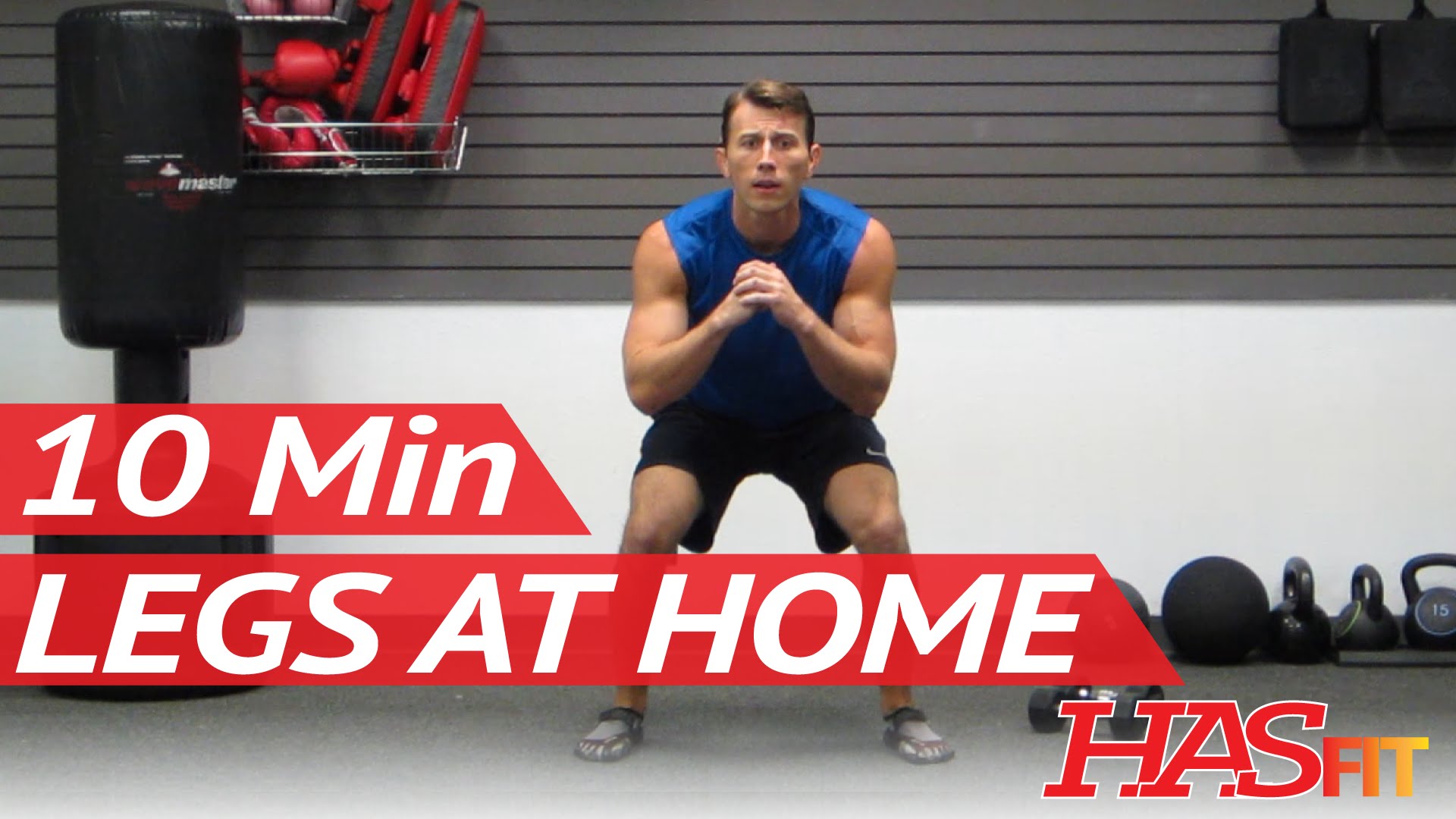 Leg & Thigh Workout - 10 Minute At Home Leg Workout - with the top