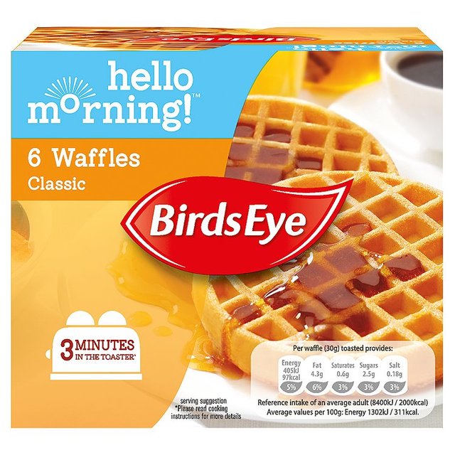  Birds Eye 8 Classic Waffles 