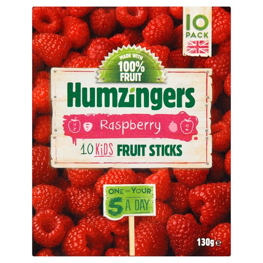 Humzinger Raspberry Fruit Sticks 