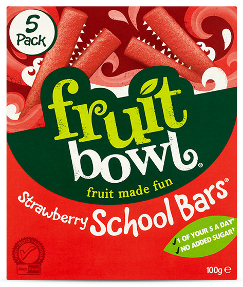 Fruit Bowl School Bars Strawberry