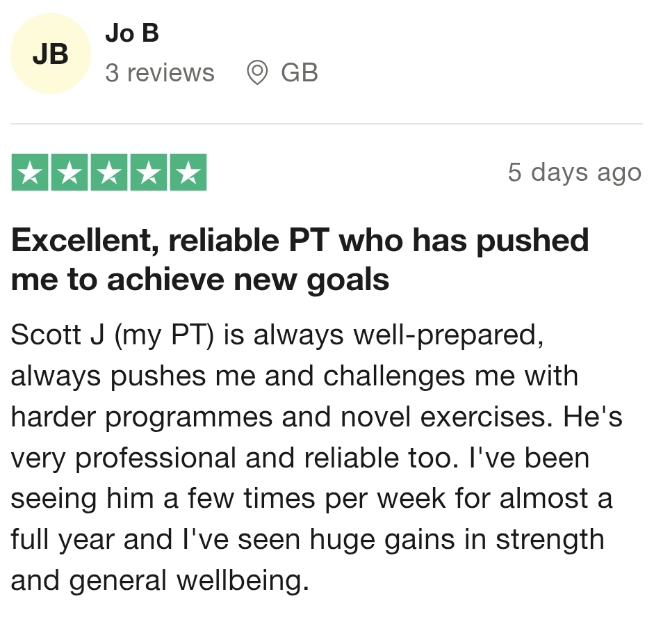 Personal Training Review